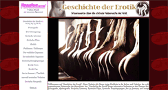 Desktop Screenshot of geschichte-der-erotik.com